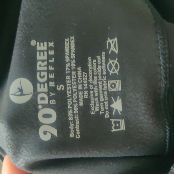 90 Degree Vintage Lux  Racerback Cropped Top High-Waisted Leggings Sz SM - Picture 7 of 11